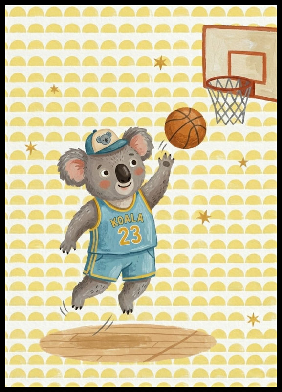Plakat - Koszykarz koala